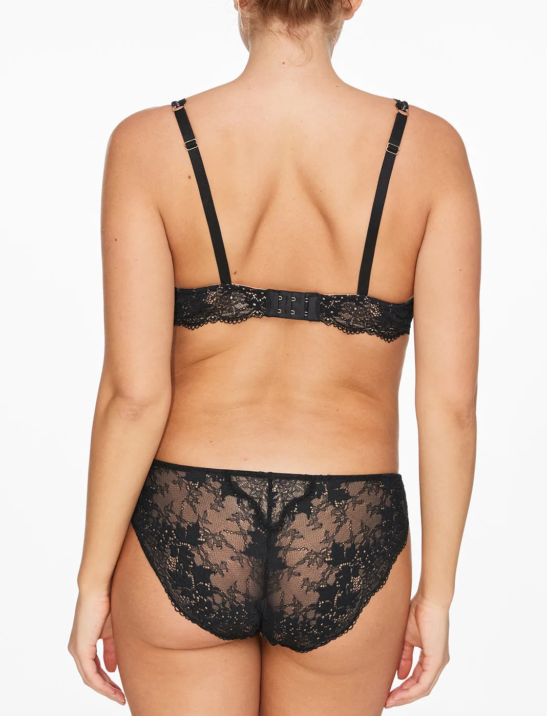 All Day Lace Uplift Plunge    Bikini Set