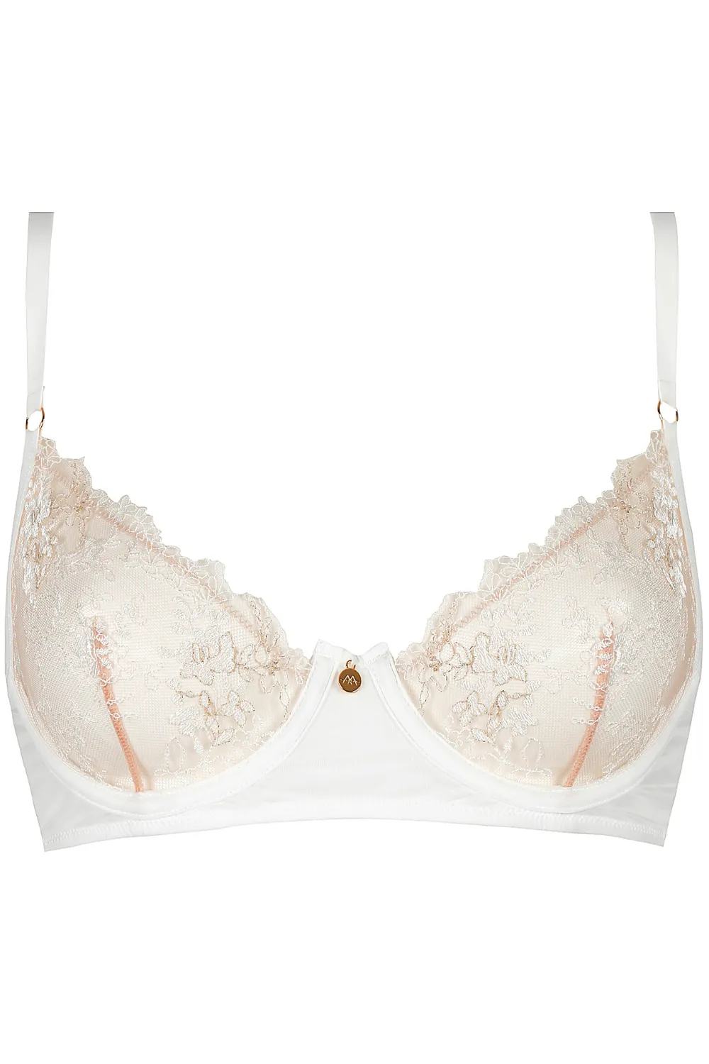 Aprs Minuit Half Cup Bra Pearl