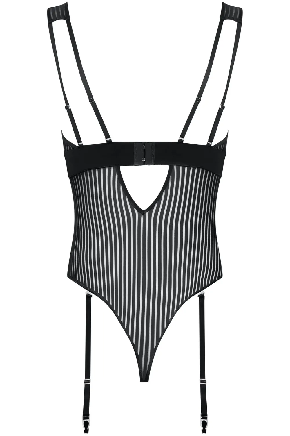 Bande  Part V Neck Thong Bodysuit