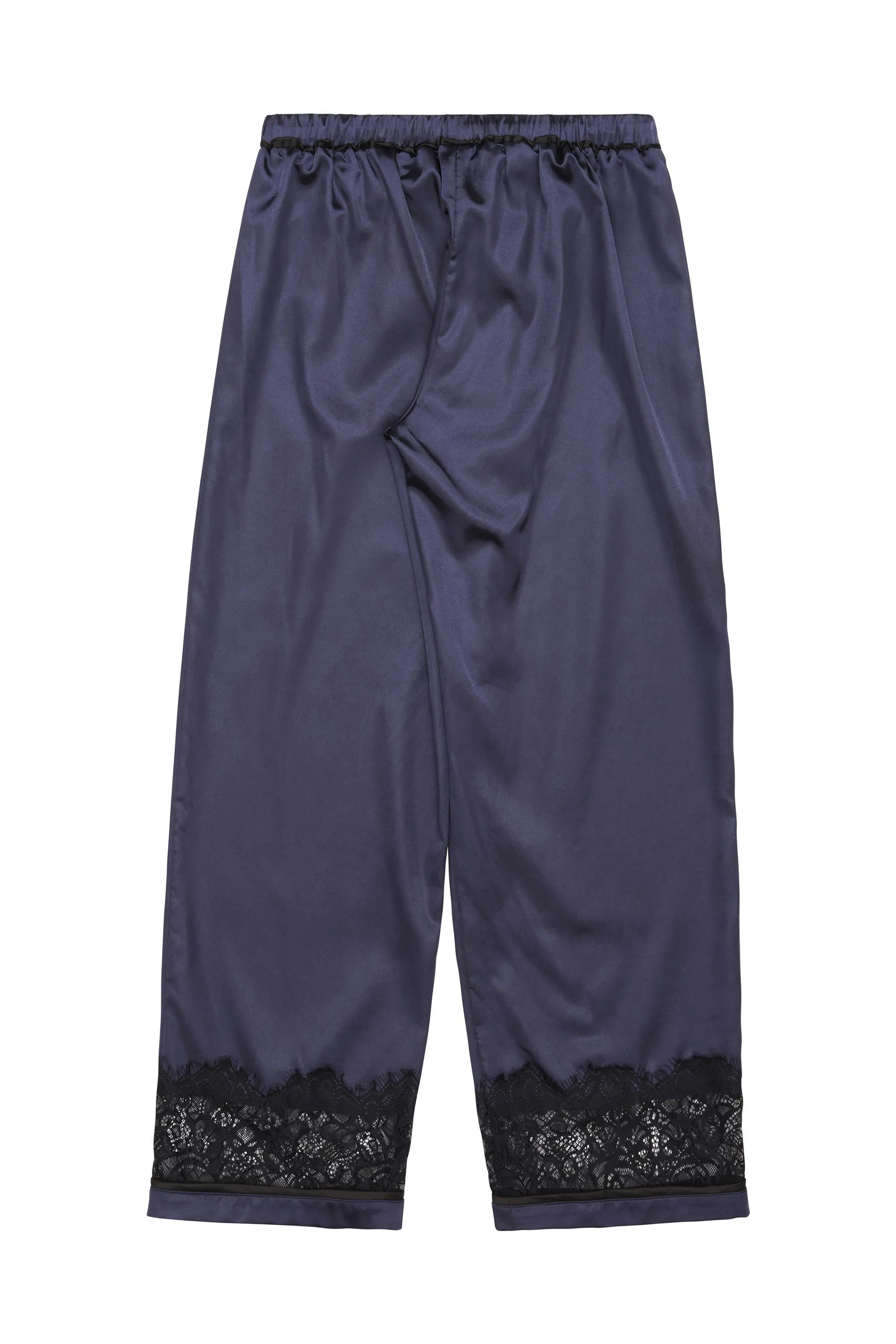 Emmy Satin Lace Trim PJ Set