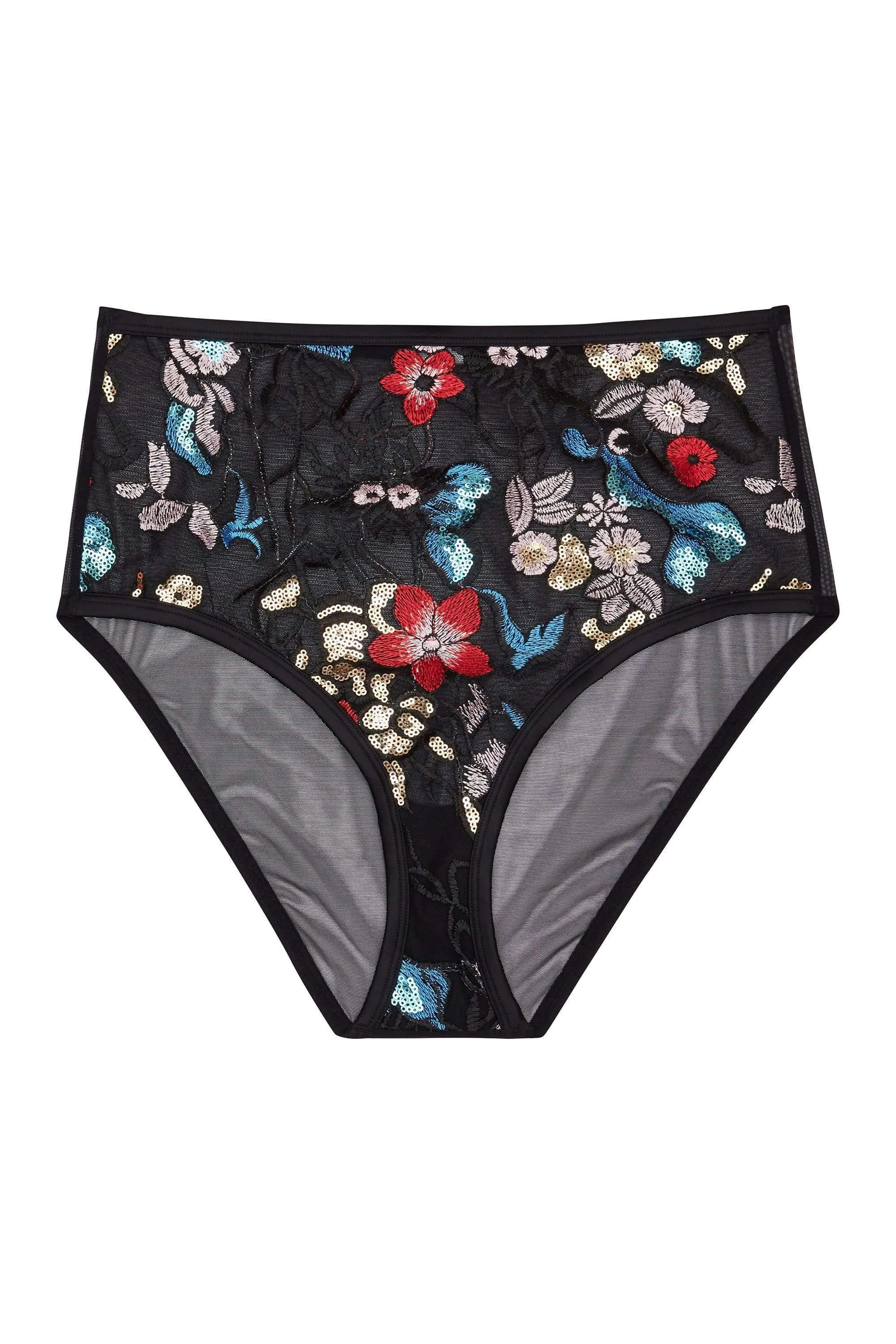 Felicity Hayward Elly Sequin Black HW Brief Curve