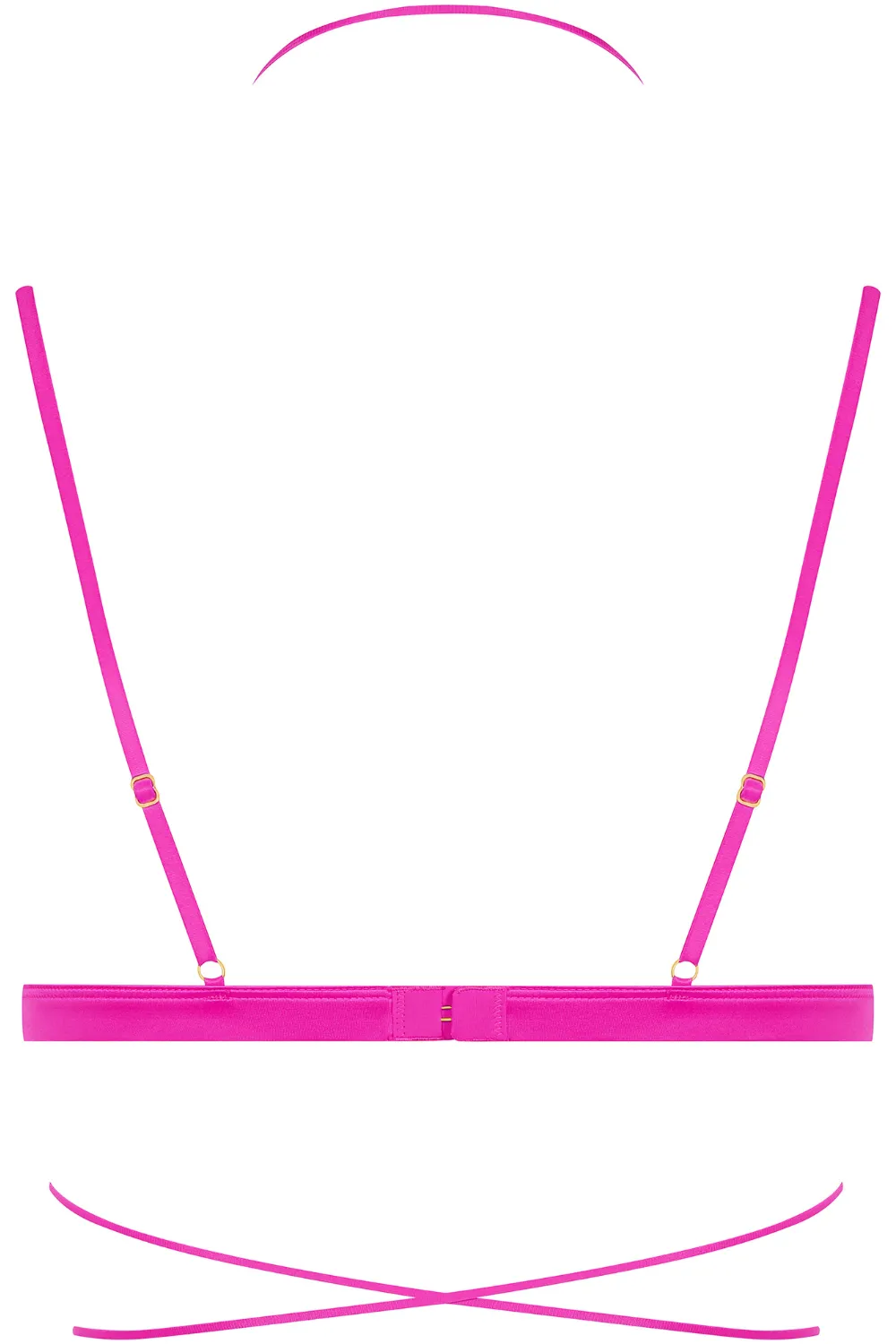 French Kiss Triangle Bra Pink