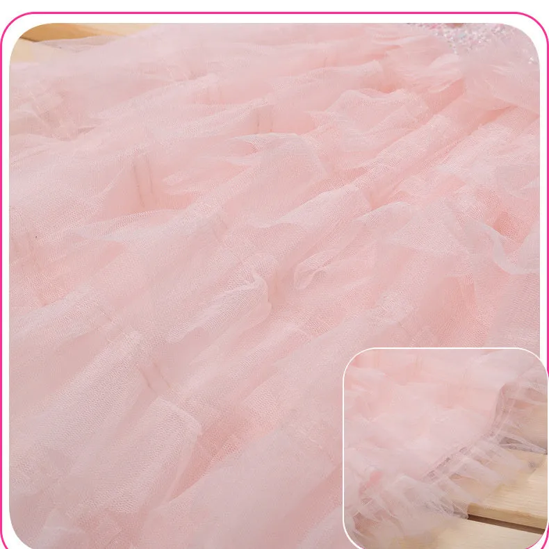 Girls Sweater Stitching Knitted Woolen Skirt