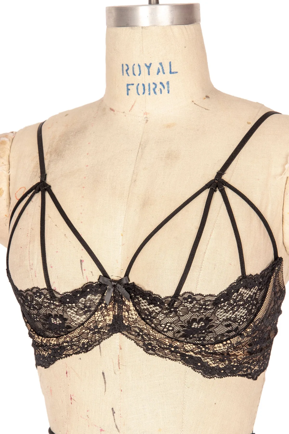 Grace Strappy Underwire Demi Cup Bra