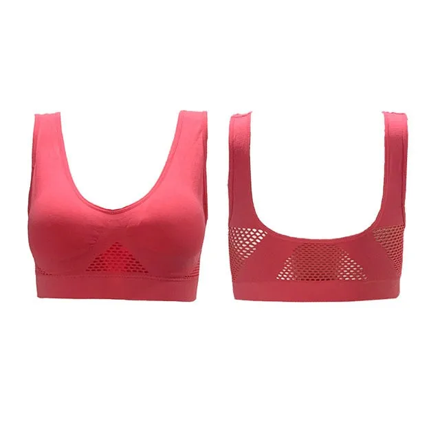 Jerrinut Bras For Women Plus Size Seamless Bra Cotton Breathable Underwear Wireless With Pads Push Up Bra Plus Size 5XL 6XL