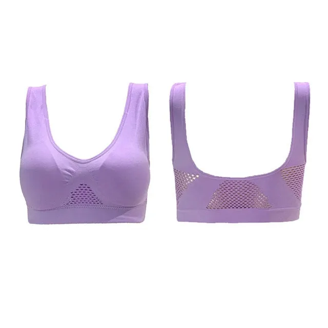 Jerrinut Bras For Women Plus Size Seamless Bra Cotton Breathable Underwear Wireless With Pads Push Up Bra Plus Size 5XL 6XL