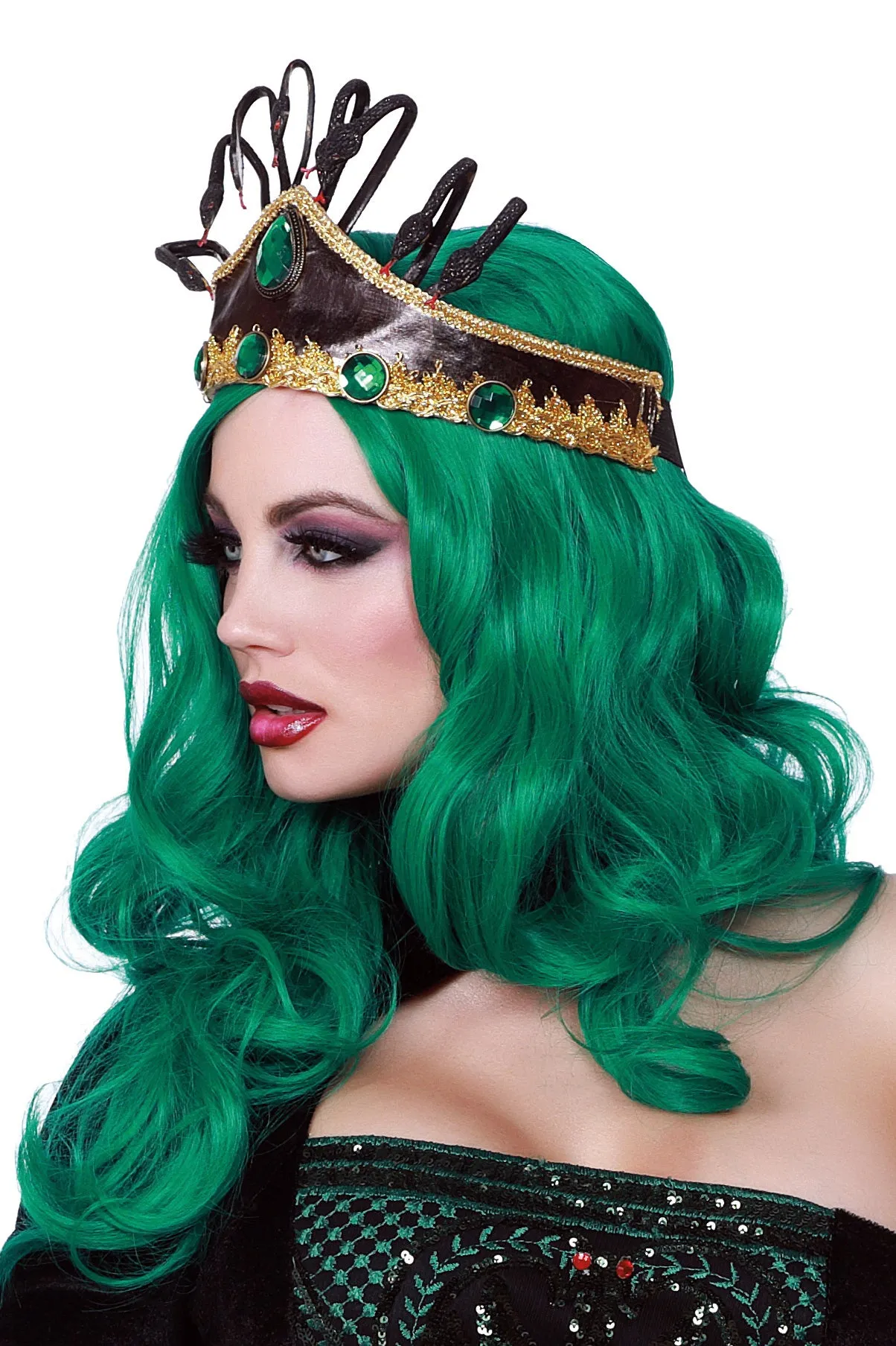 Long Wavy Teal Wig