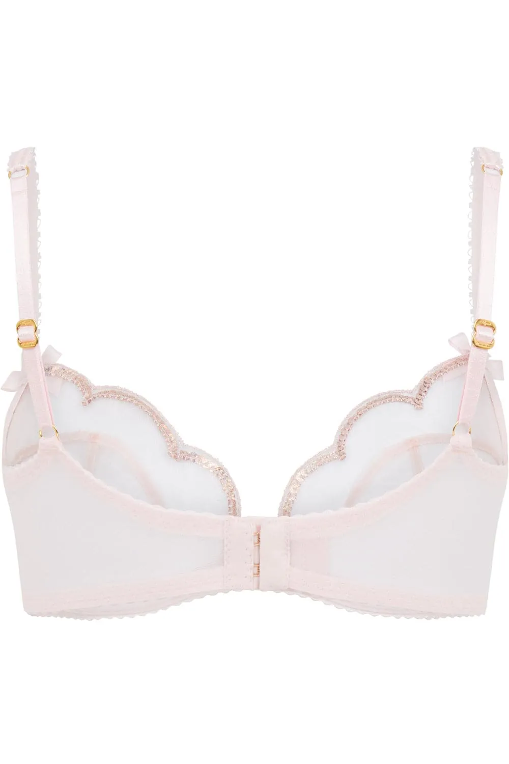 Lorna Party Plunge Bra Pink. Size 36B