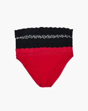 Pack De 3 Braguitas Clsicas En Talla Grande Love
