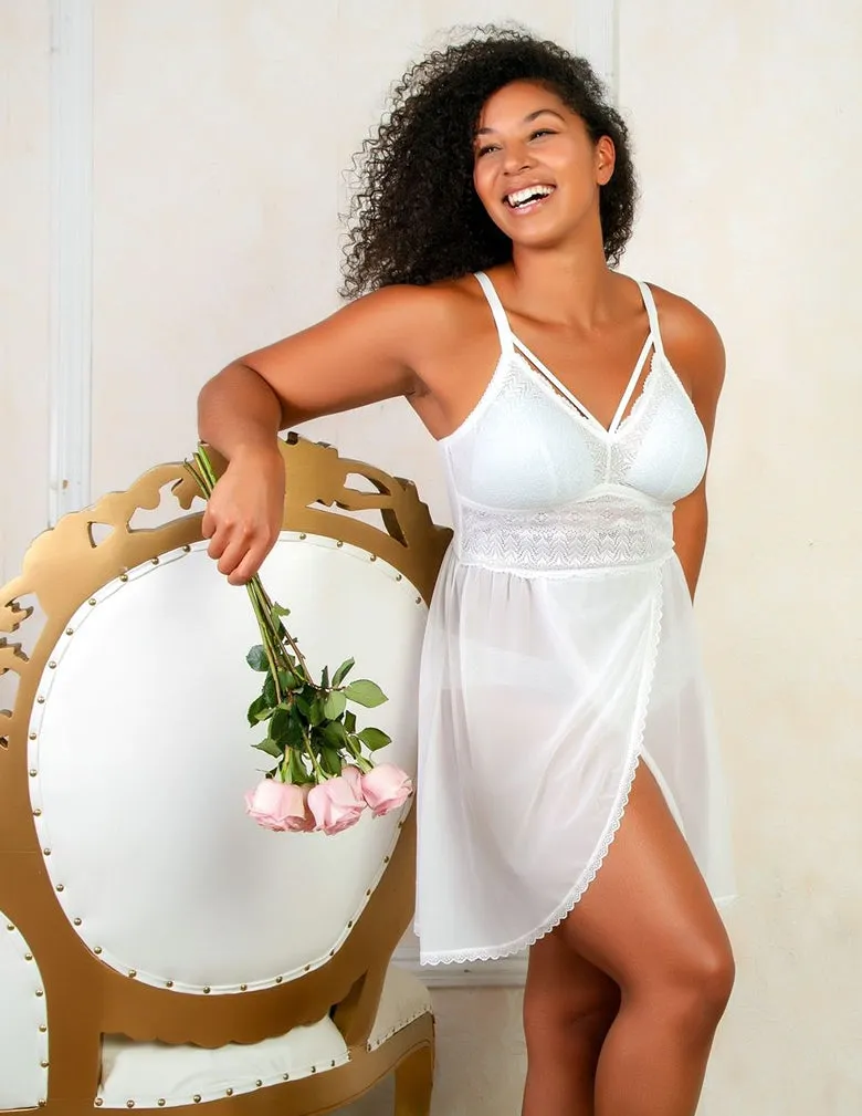 Parfait Mia Lace P5959 Pearl White Chemise