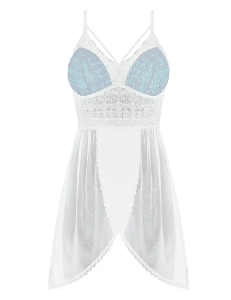 Parfait Mia Lace P5959 Pearl White Chemise