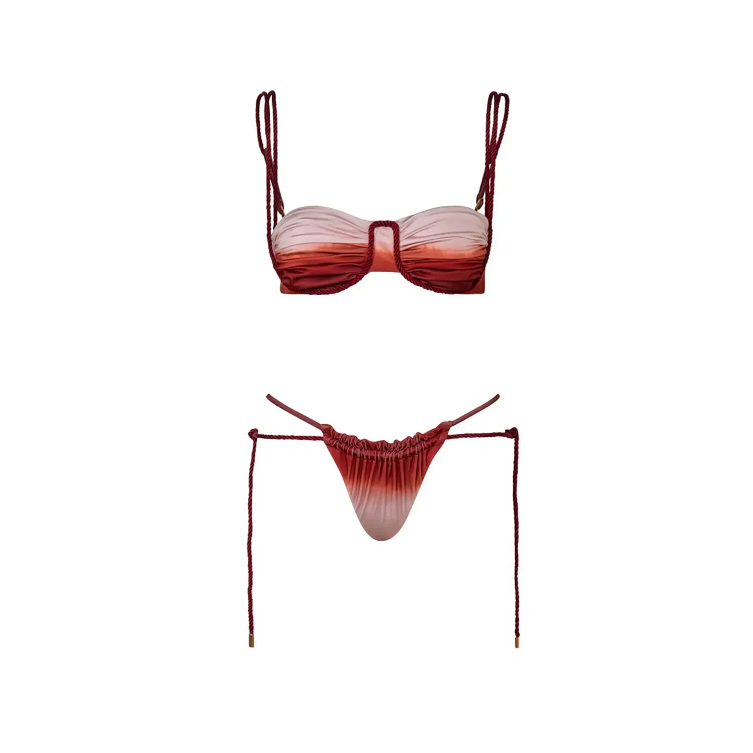 #PB Gradient 3 Pieces Bikini