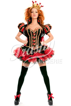 Queen of Hearts Bolero with Cape