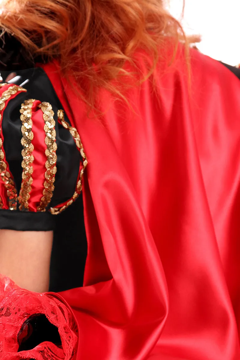 Queen of Hearts Bolero with Cape
