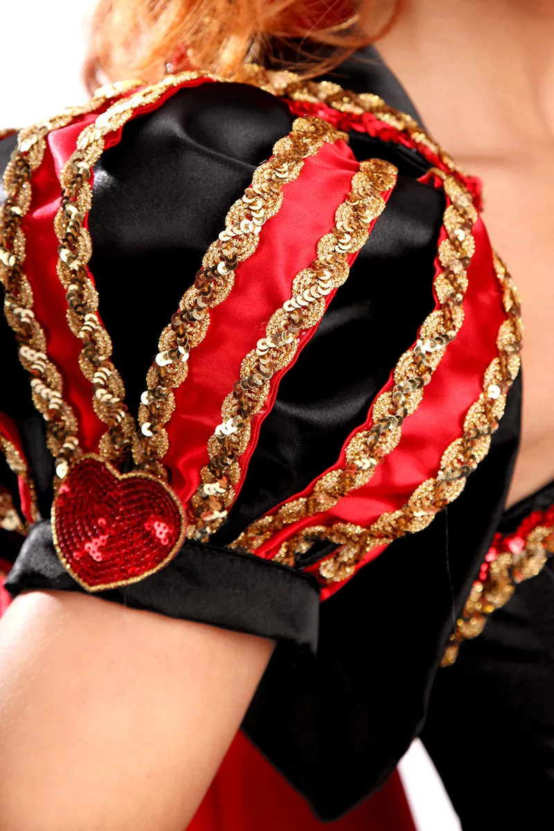Queen of Hearts Bolero with Cape