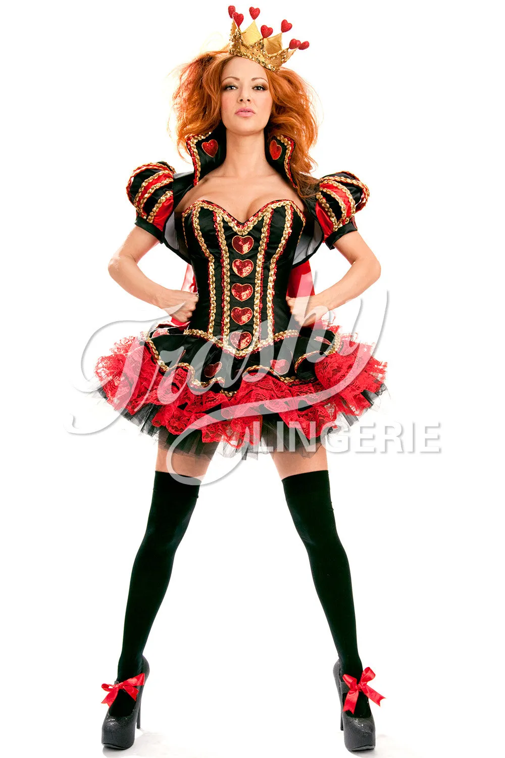 Queen of Hearts Bolero with Cape