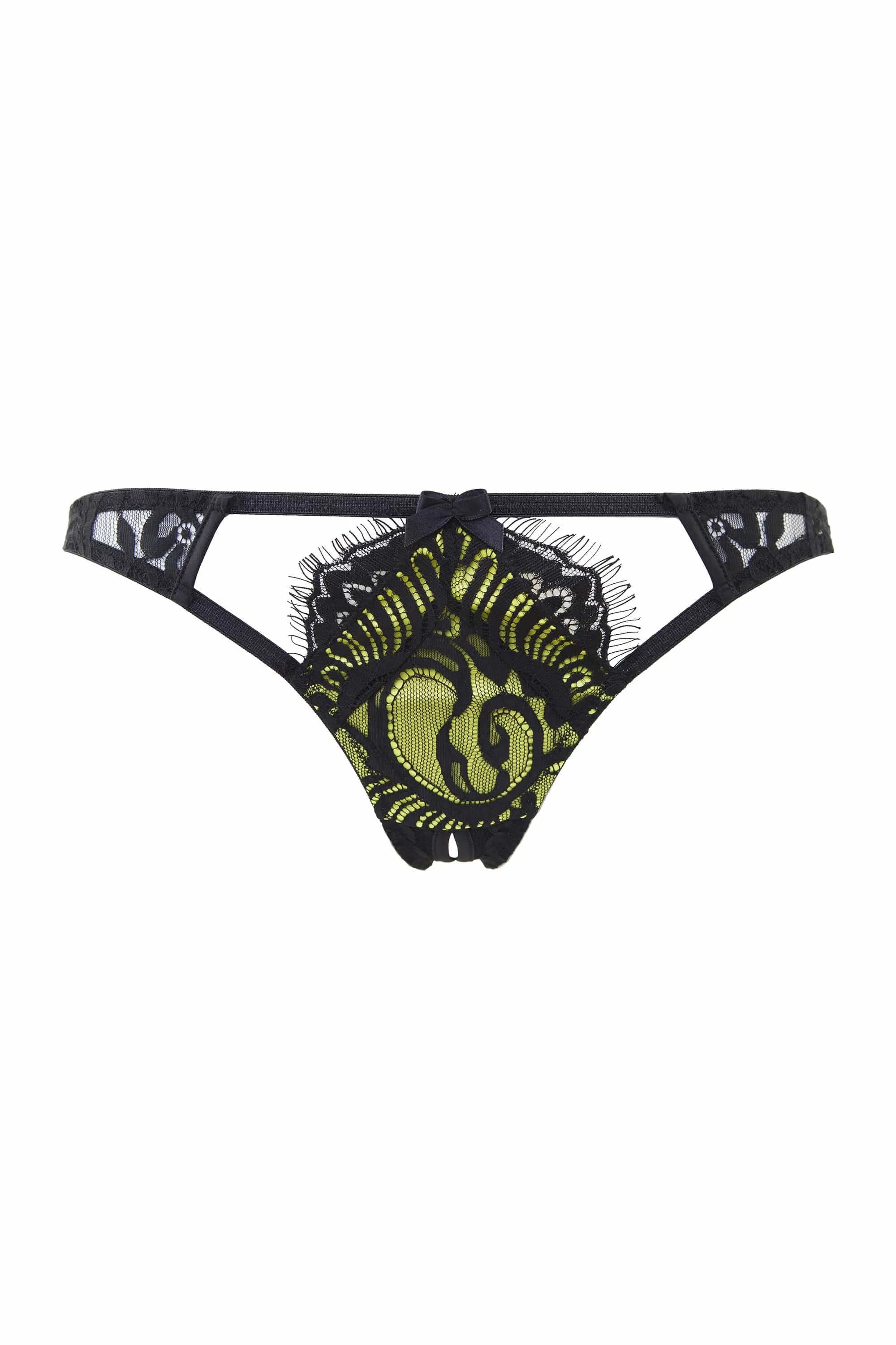 Sandrine Lemonade/Black Ouvert Brief