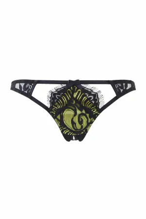 Sandrine Lemonade/Black Ouvert Brief