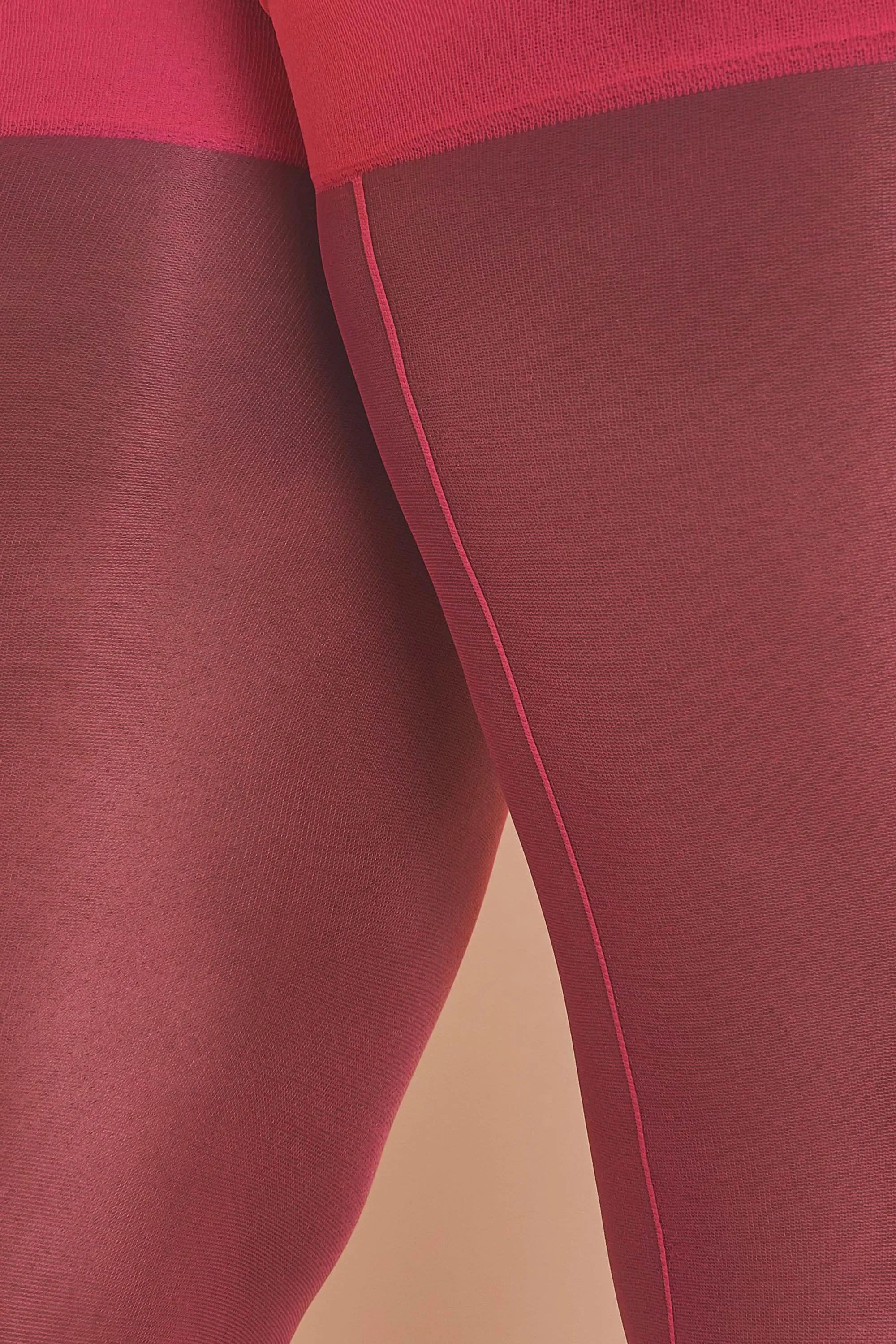 Seamed Stocking Pink Peacock AUS 8 - 22