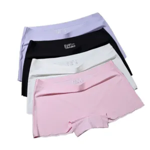 Seamless Short Pants Women Safety Panties Female Boyshorts Female Summer Under Skirt Shorts Lady Boxer Panties Healthy Lingerie