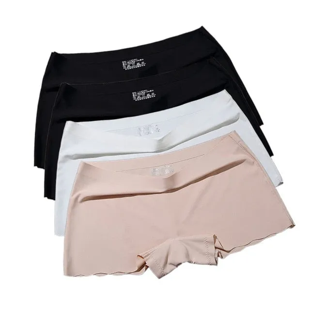 Seamless Short Pants Women Safety Panties Female Boyshorts Female Summer Under Skirt Shorts Lady Boxer Panties Healthy Lingerie