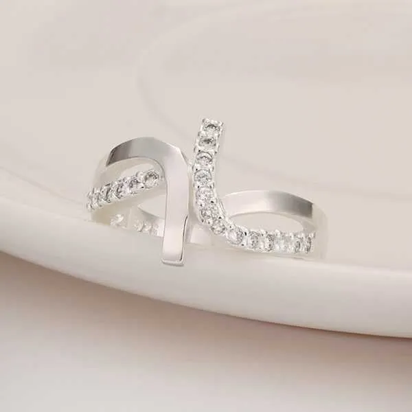 silver rings Austria Crystal men ring accessories331 ELY
