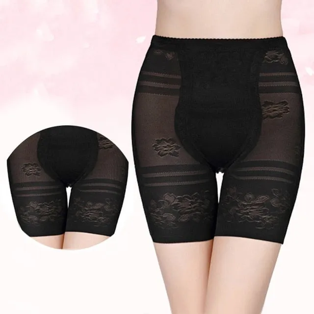 Summer Seamless Women Shorts Lace Pants Lady High Elastic Boyshort Safety Panties  Shorts Plus Size S-5XL Thin Safe Panty
