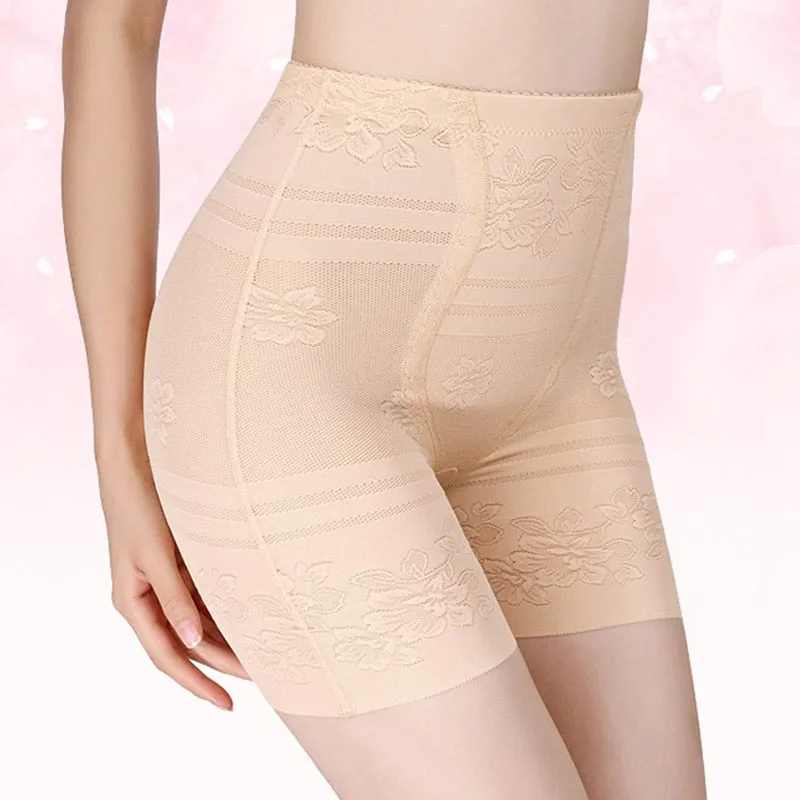 Summer Seamless Women Shorts Lace Pants Lady High Elastic Boyshort Safety Panties  Shorts Plus Size S-5XL Thin Safe Panty