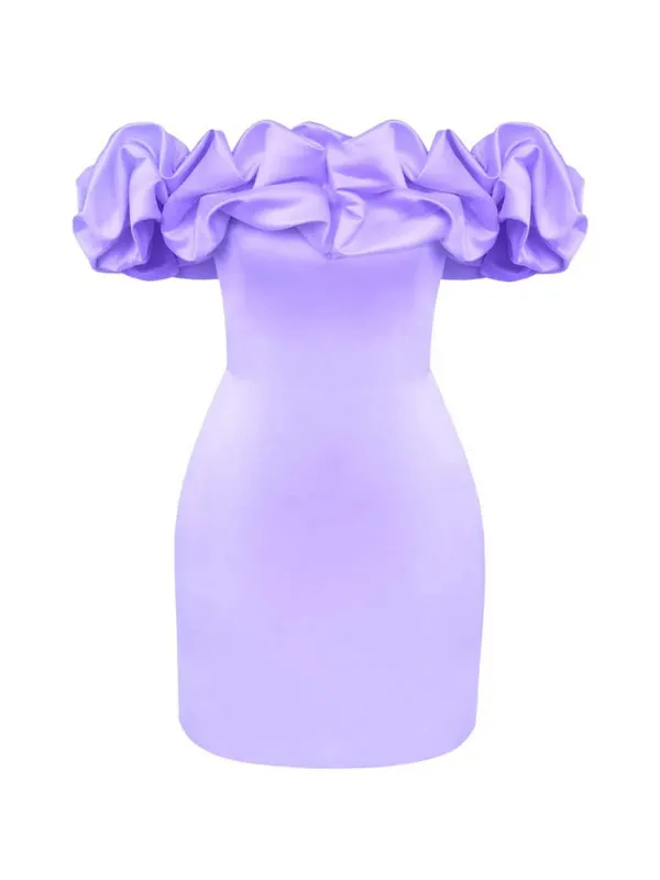 Tube Top Shoulder Dress