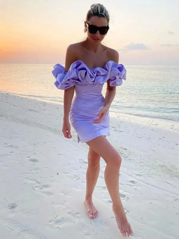 Tube Top Shoulder Dress