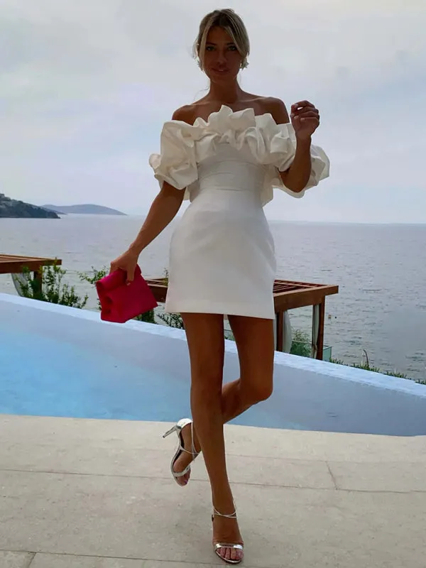 Tube Top Shoulder Dress