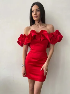 Tube Top Shoulder Dress
