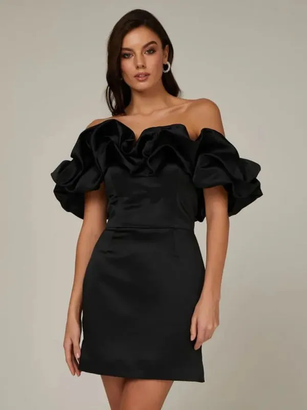 Tube Top Shoulder Dress