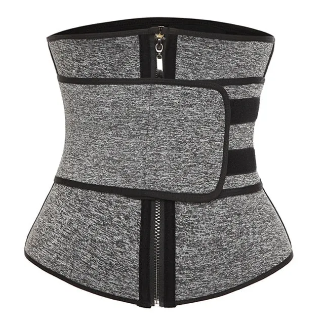 VASLANDA Boned Waist Corset Trainer Sauna Sweat Sport Girdles Cintas Modeladora Women Lumbar Shaper Workout Trimmer Belt