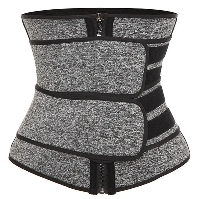 VASLANDA Boned Waist Corset Trainer Sauna Sweat Sport Girdles Cintas Modeladora Women Lumbar Shaper Workout Trimmer Belt