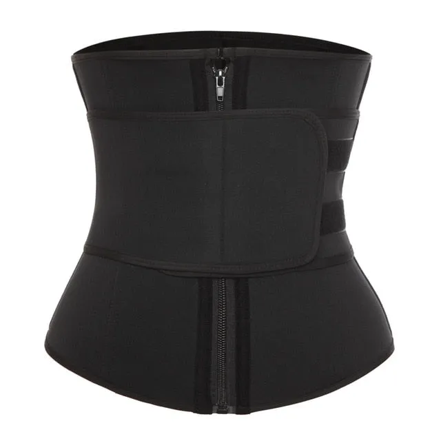 VASLANDA Boned Waist Corset Trainer Sauna Sweat Sport Girdles Cintas Modeladora Women Lumbar Shaper Workout Trimmer Belt