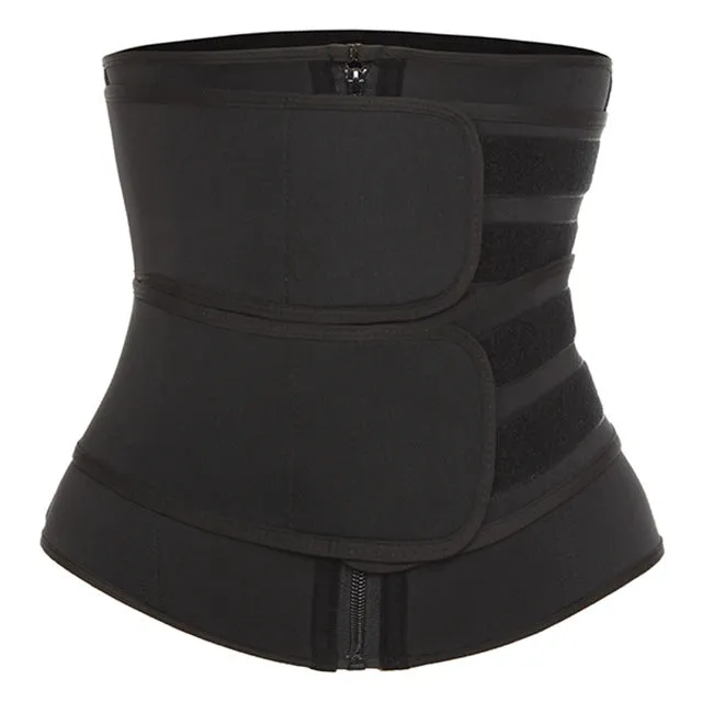 VASLANDA Boned Waist Corset Trainer Sauna Sweat Sport Girdles Cintas Modeladora Women Lumbar Shaper Workout Trimmer Belt
