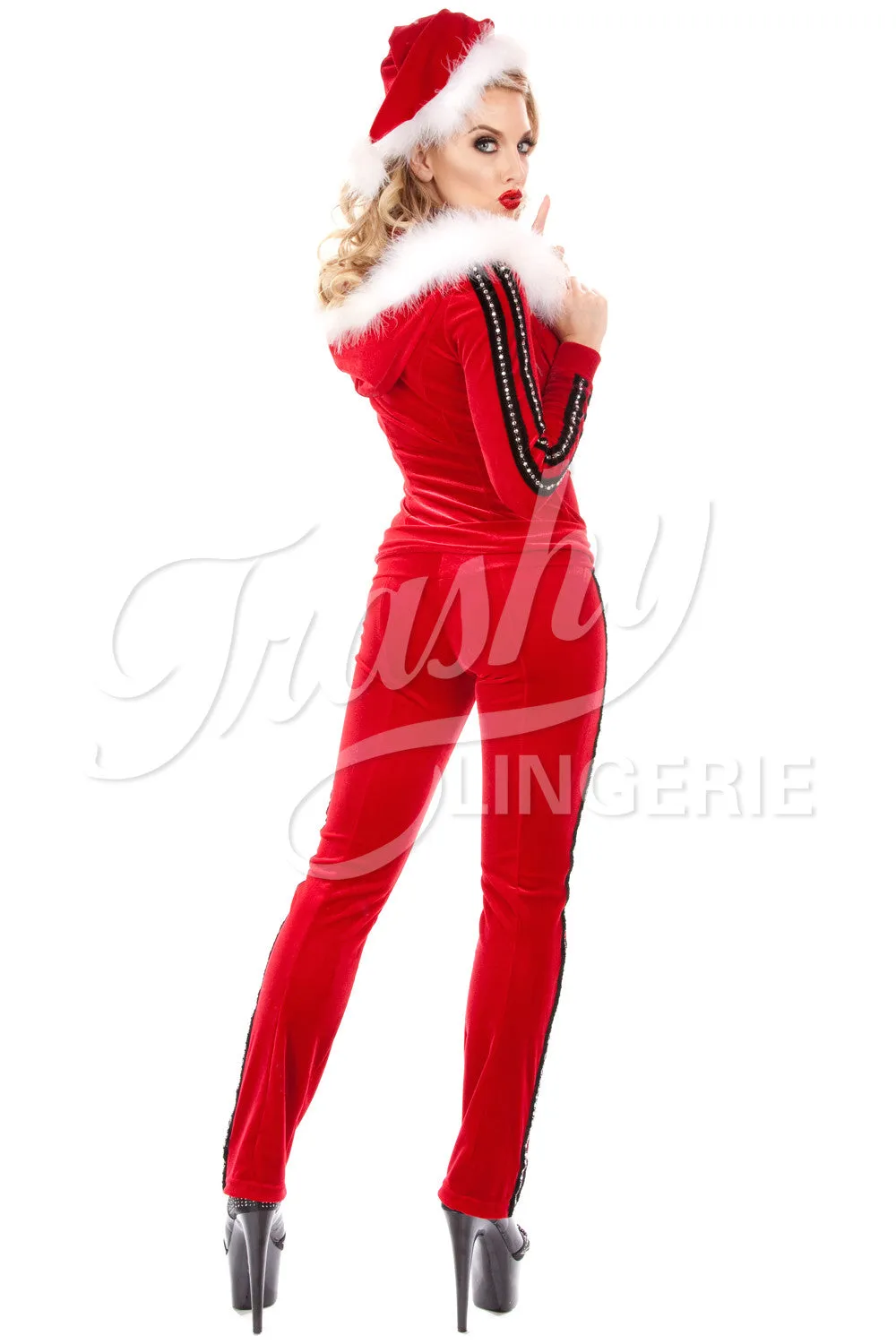Velvet Christmas Vixen Hoodie